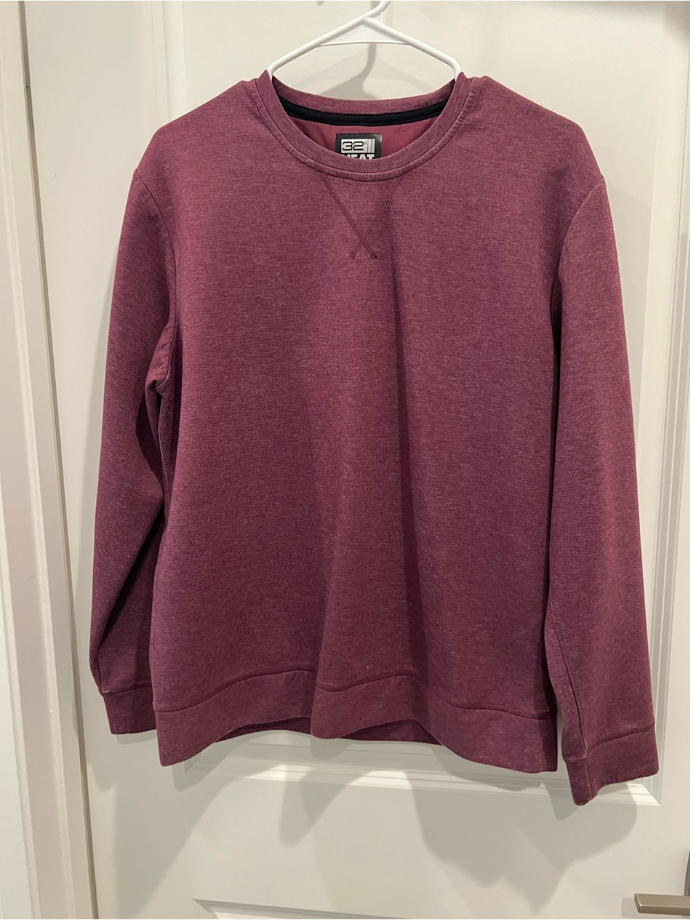 32 Degrees Men's Crewneck Sweatshirt - Plum